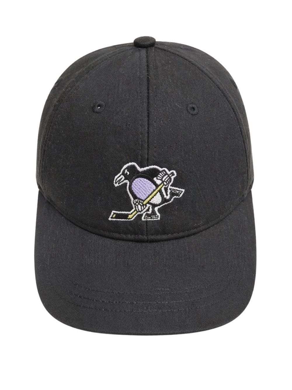 Pittsburgh Penguins Adjustable Cap PPG Pens Logo Velcro Strap NHL Hat